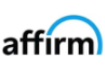 Affirm logo featuring blue and white letters, symbolizing trust and financial empowerment.