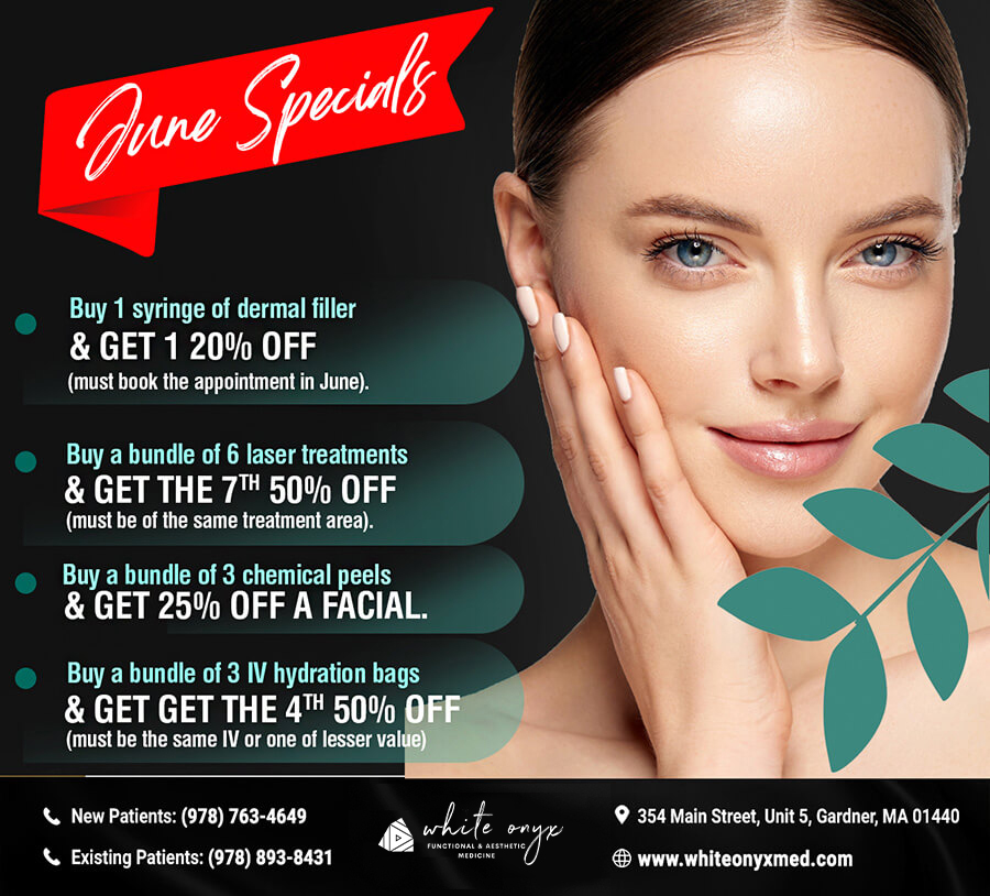 June Specials at White Onyx Functional & Aesthetic Medicine
