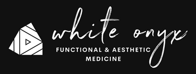White logo White Onyx Functional & Aesthetic Medicine in Gardner, MA