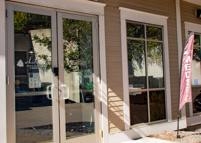 Entrance of White Onyx Functional & Aesthetic Medicine in Gardner, MA