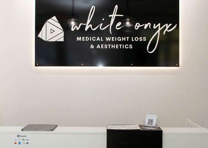 Front office at White Onyx Functional & Aesthetic Medicine in Gardner, MA